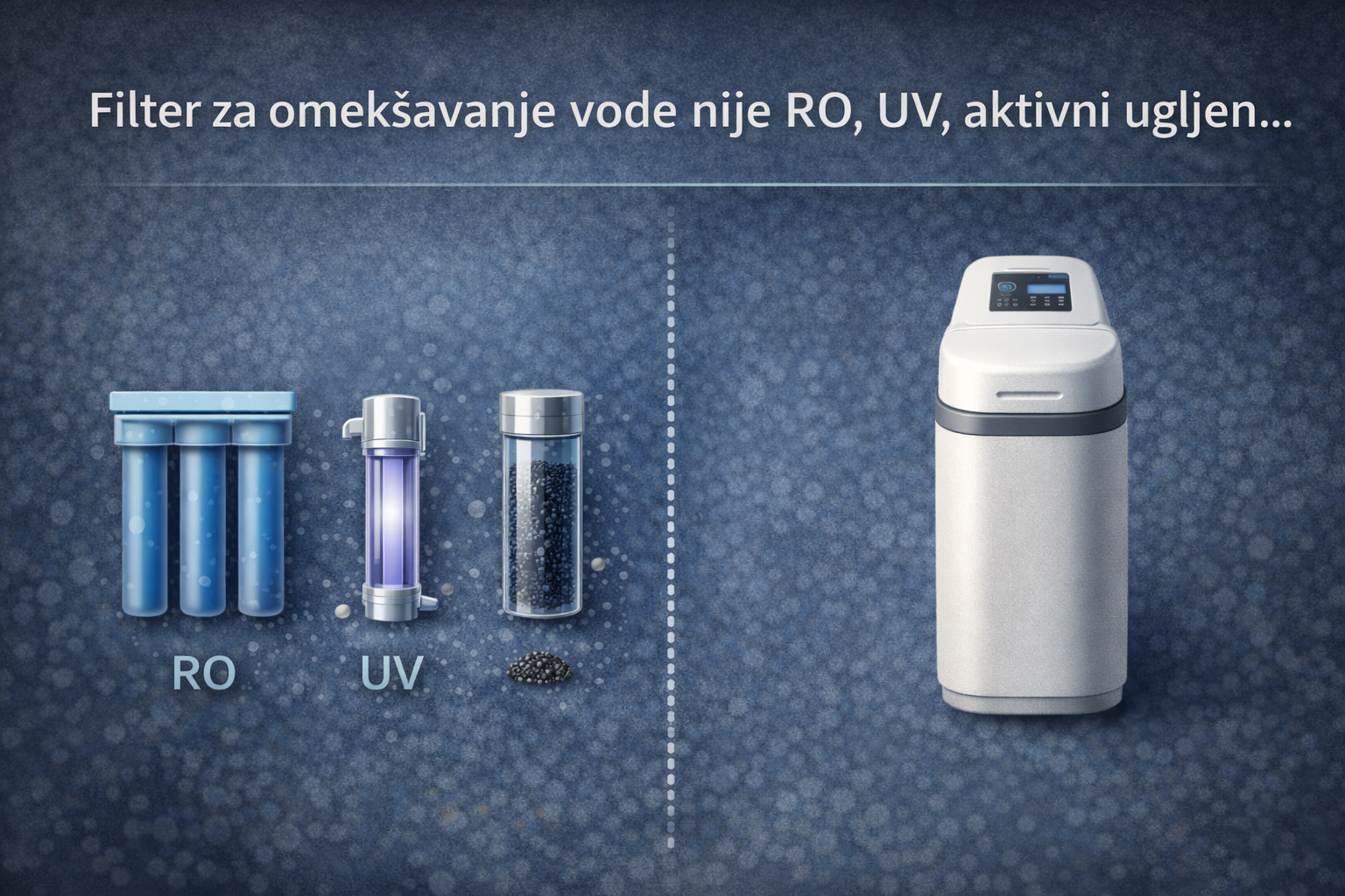 što je omekšivač vode, a što nije