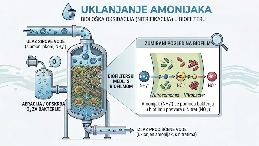 najbolji filter za vodu, filtracija vode, čista voda, uklanjanje amonijaka iz vode