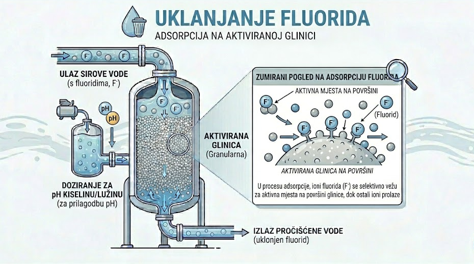 najbolji filter za vodu, filtracija vode, čista voda, uklanjanje fluora i fluorida iz vode