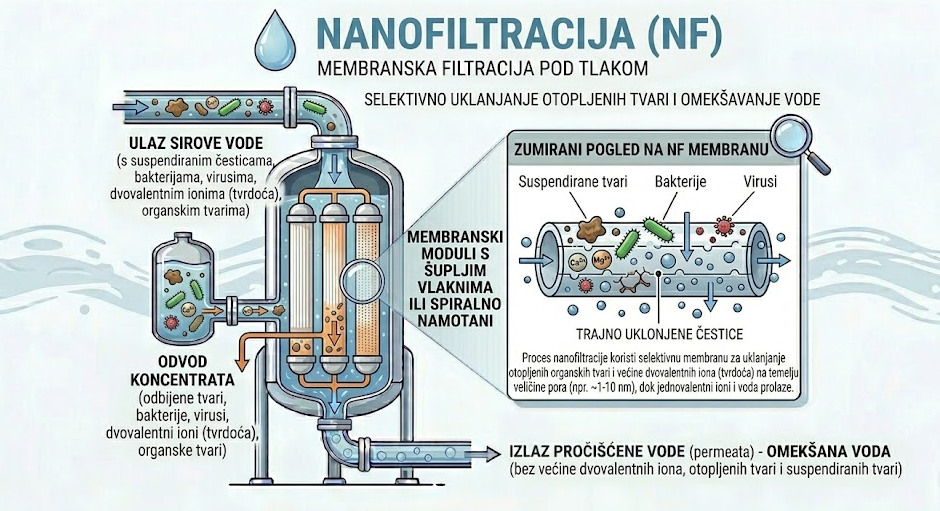 najbolji filter za vodu, filtracija vode, čista voda, nanofiltracija