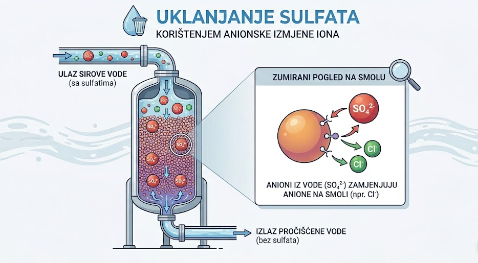 najbolji filter za vodu, filtracija vode, čista voda, uklanjanje sulfata iz vode