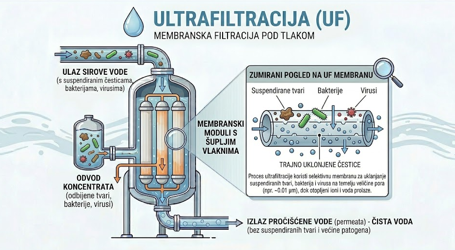 najbolji filter za vodu, filtracija vode, čista voda, ultrafiltracija