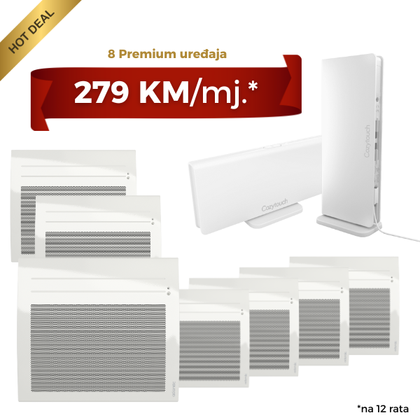 Premium centralno grijanje - Četveroosoban stan (110+ m2)